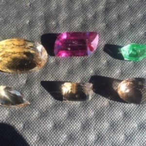 5 Semi-Precious to mount in Ring or Pendant
